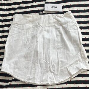ASOS Crisp White Mini Skirt